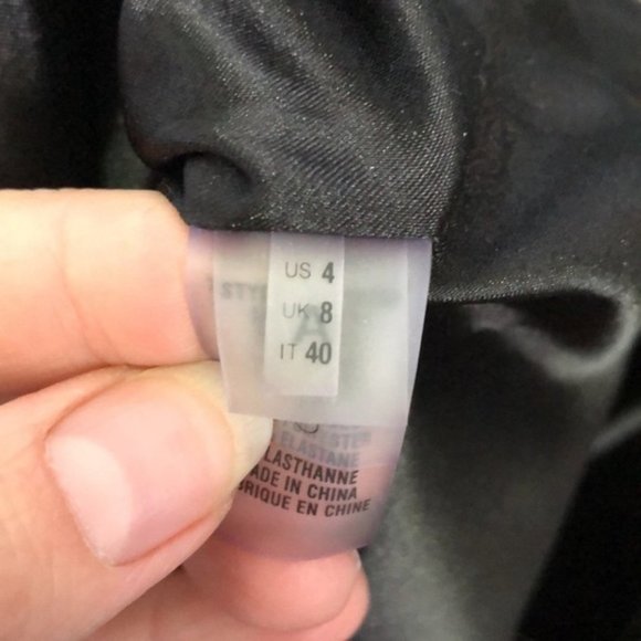 elie Tahari Dark Brown Structured Pencil Skirt, 4 - Picture 8 of 12